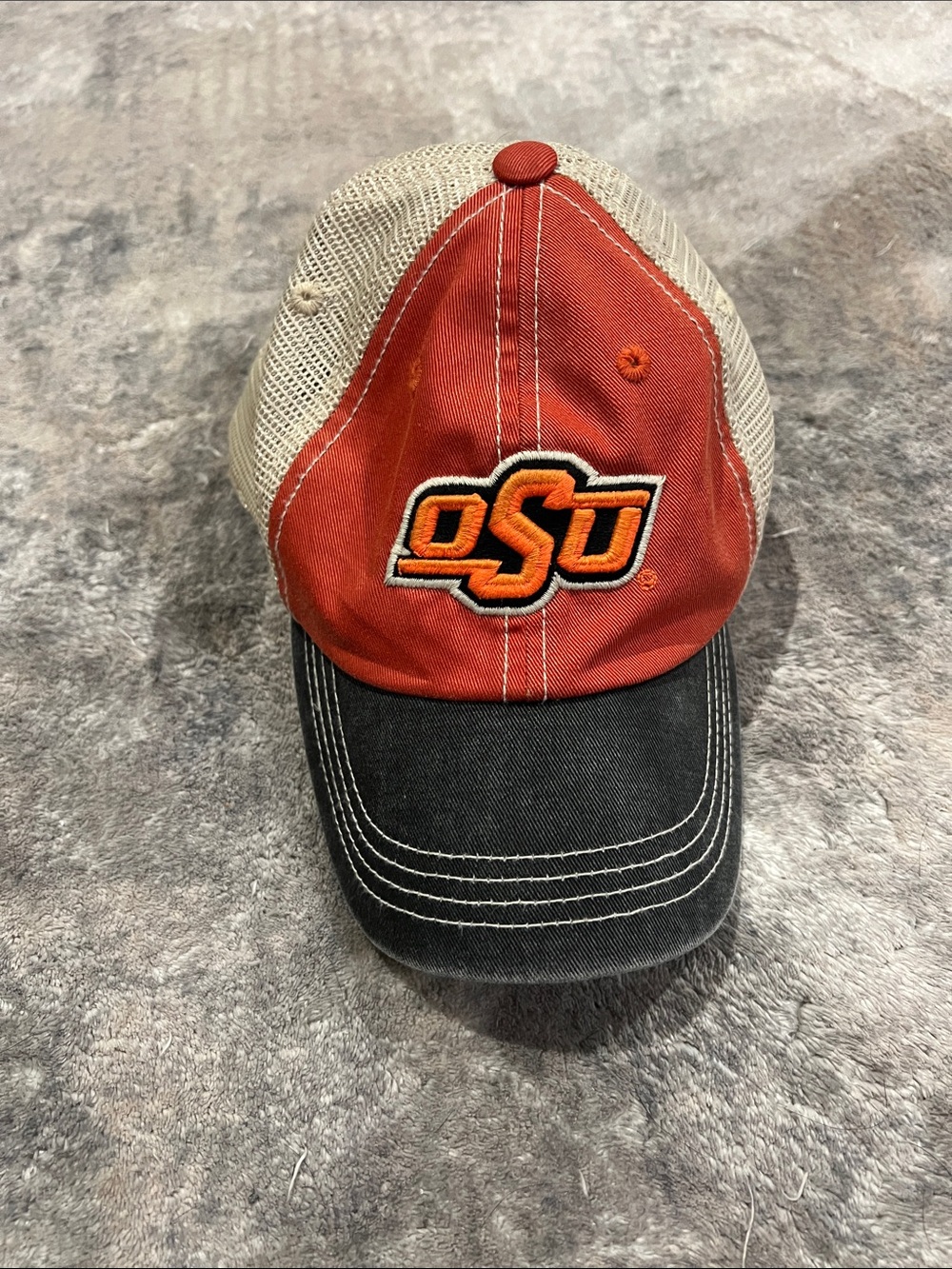 Top of the World OSU Two-Tone Trucker Hat - Orange/Black/Tan
